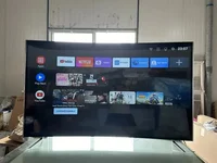 Wholesale LED TV Curved Screen 55 Inch Metal Frame Smart Android LCD TV Ultra HD 4K Smart Television 1