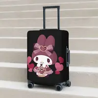 My Melody Sanrio Anime Suitcase Cover Flight Cute Y2K Manga Elastic Luggage Supplies Business Protection 1