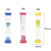 1/2/3 Minutes Plastic Hourglasses Teeth Brushing Sandglass Timer Perfect Gift Desktop Sand Watch for Children Adults 6