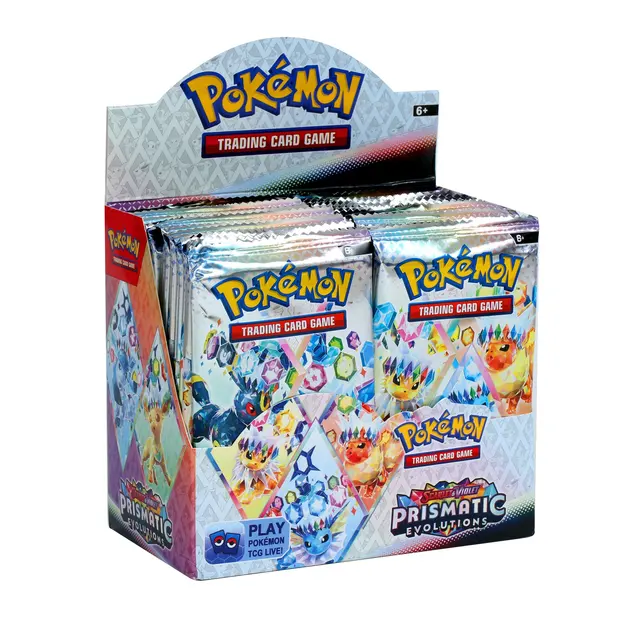 360/180Pcs Set Pokemon Card Surging Sparks SCARLET VIOLE 151 Prismatic Evolutions English Booster Battle Transaction Card 2