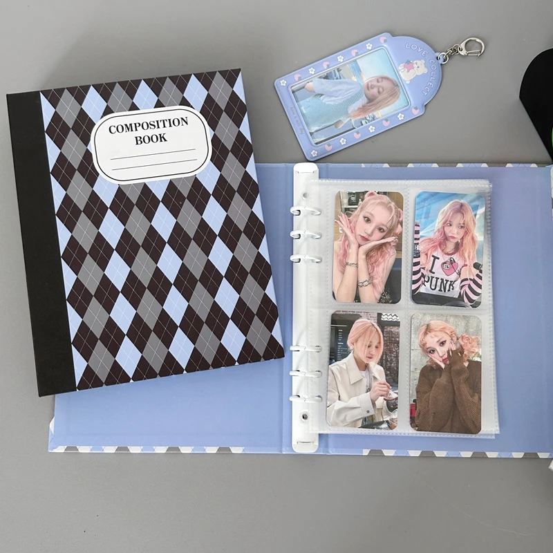 

A5 Photo Album Cover Kpop Photocard Binder Idol Picture Collection Book Large Capacity Photocard Sleeves School Stationery