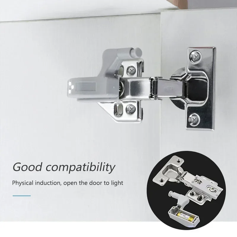 Universal LED Cabinet Light Kitchen Light Inner Hinge for Cabinets Bedroom Kitchen Closet Night