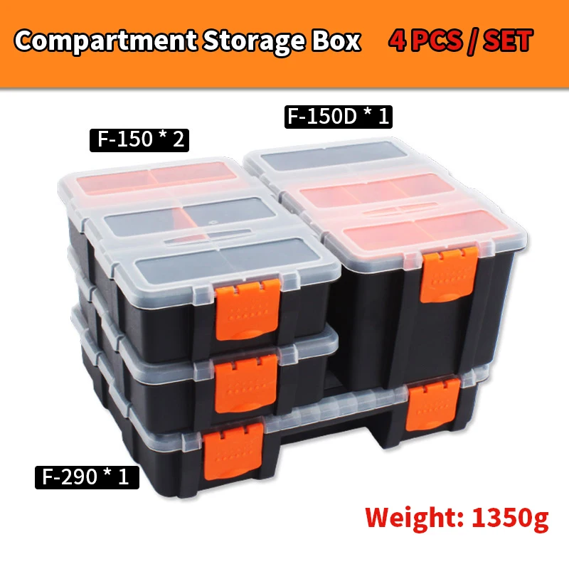 bike tool bag Large Capacity 6/9/16 Grid Tool Box Transparent Plastic Tool Storage Box Waterproof Fishing Supplies Suitcase Fishing Tackle Box tool chest on wheels Tool Storage Items