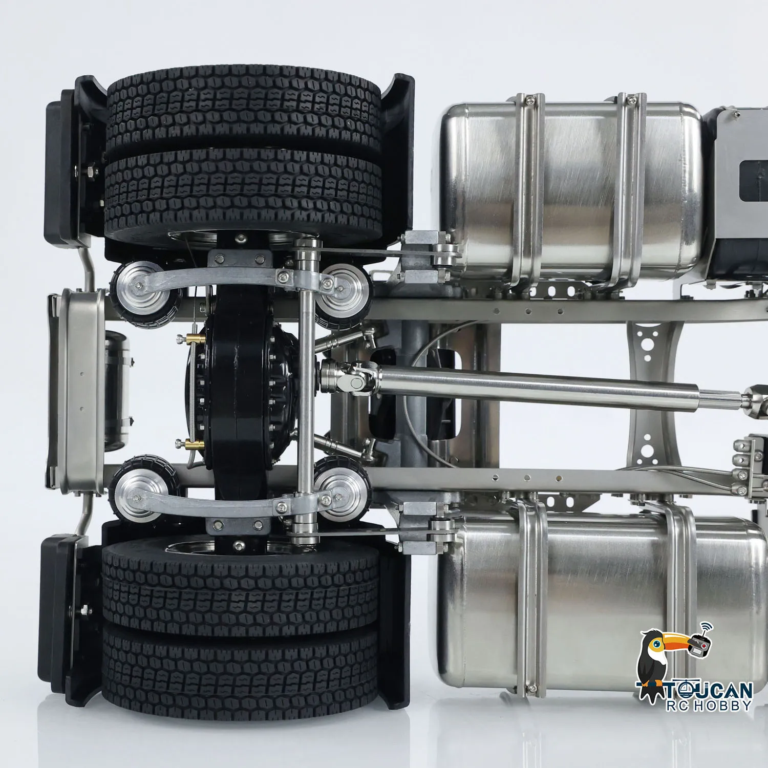4x4 1/14 Finished Metal Chassis Spare Parts for Toys RC Tractor Truck R620 R730 Remote Control Car Cabin Vehicle Model TH24204 5