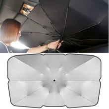 Car Windshield Sunshade Umbrella Type Sun Shade for Car Window Summer Sun Protection Heat Insulation Cloth for Car Front Shading