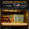 3 in 1 25L Electric Humidor with Hygrometer,Humidifier,Cooling Fan & Spanish Cedar Lining,Lights Control System 4