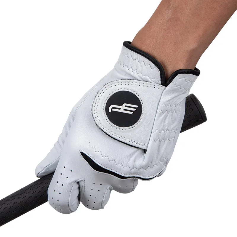 PLAYEAGLE Durable Thin 3A Premium Cabretta Leather Golf Gloves For Men,Gifts,Upgrade Golfing Gloves