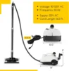 Multi-Purpose Steam Cleaner, Portable Steamer with Trigger Lock, Wheels & 61 OZ Water Tank, 1800W Steam Cleaning Machine for Uph 5