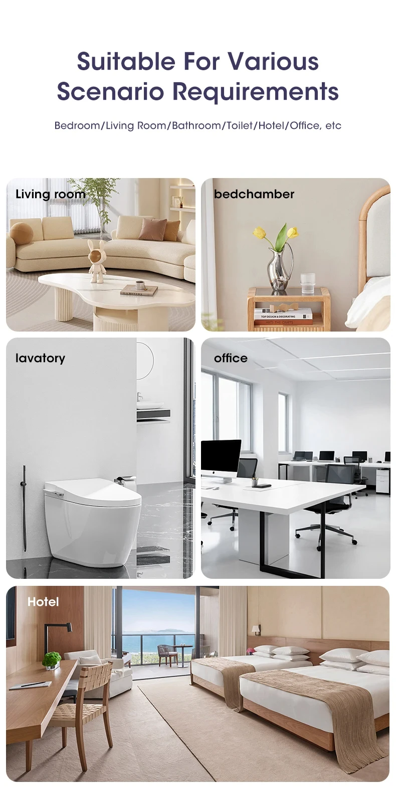 Smart Aroma Diffuser Air Purifier With Digital Display And Gears_voghion.com