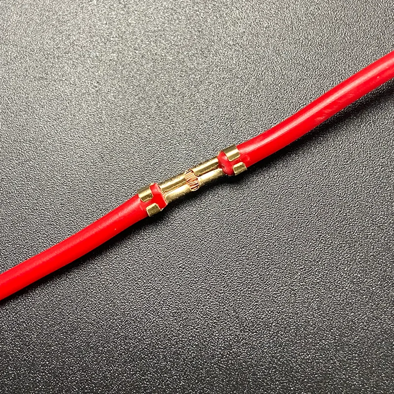 Terminal Connector 50/100/200/1000PCS 453 U-Shaped 0.3-1.5mm 2 Terminal Tab Cold Inserts Small Teeth Fascia