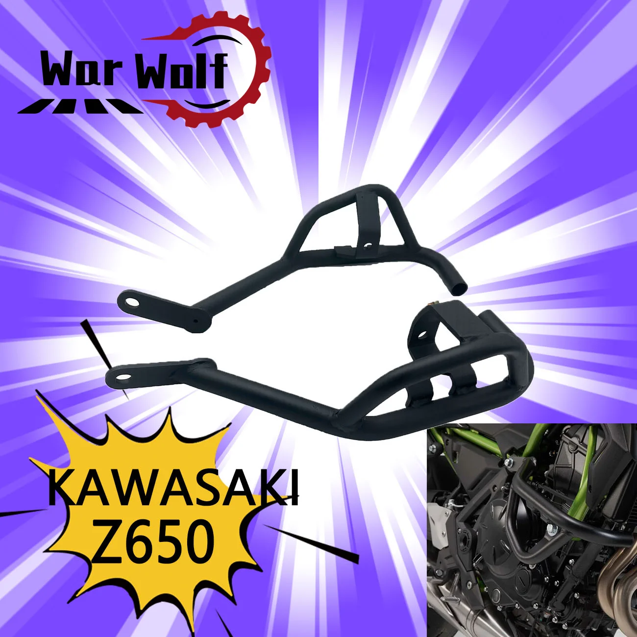 Per Kawasaki Z650 Z650 2017-2023 Moto Crash Bar Protezione Motore Telaio Cursori Paraurti Protezione Caduta Z650