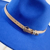 New Leather Hat Bands For Fedora Cowboy Hat Panama Band Accessories Collection Hatband Snap Unisex Western Hat Jewelry 5