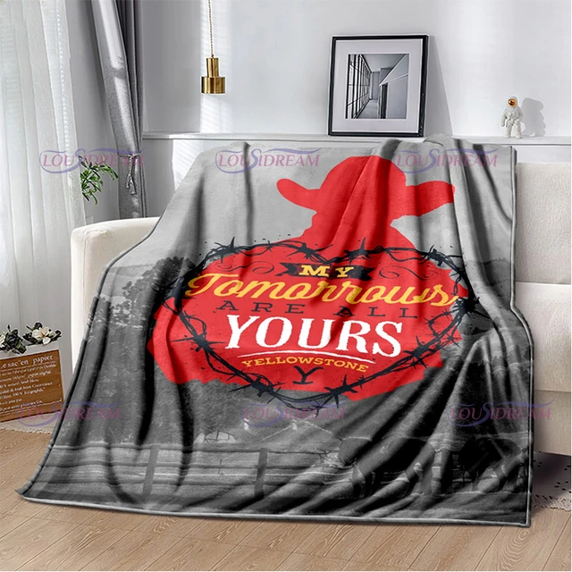 Classic Tv Show Series Yellowstone Flannel Blanket Dutton Ranch Cowboy  Throw Blanket Bed Blanket Sofa Cover Bedspread Fans Gift - AliExpress