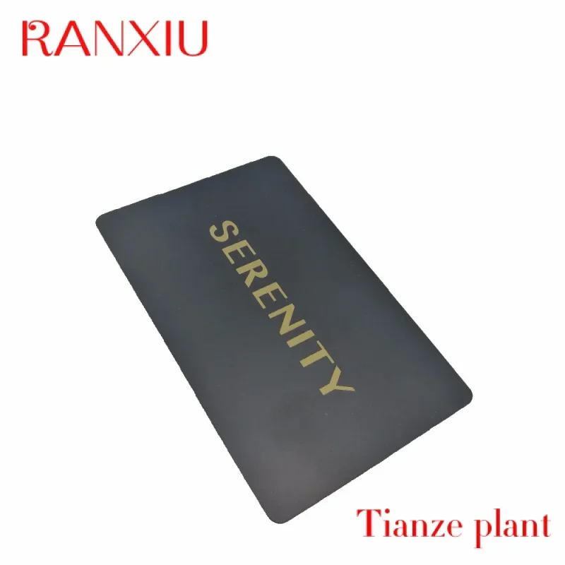 

Custom Custoized RFID Card Printable Stainls Steel Bla Table N RFID Busins Card