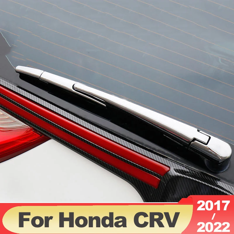 

Для Honda crv CR-V 2017-2019 2020 2021 ABS Plasti Автомобильная задняя крышка стеклоочистителя, стеклоочистители для задней крышки автомобиля, защитные аксессуары для отделки
