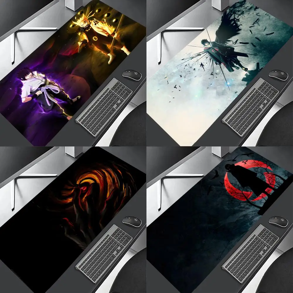 N-Narutoes Popular Anime Games Ninja  Mouse Pad Professional E-Sports Mouse Pad Fine Surface Gaming Rubber Mouse Pad Smooth Desk Pad