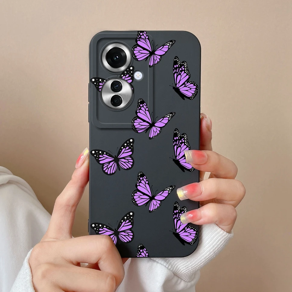 Stylish Cute Girl Shockproof Liquid Phone Cover - Smooth and Fashionable Design
