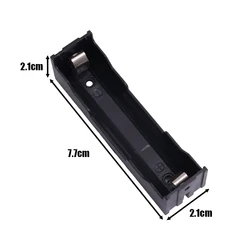 Lithium Battery Storage Box: Versatile 18650 Holder (1 Slot)