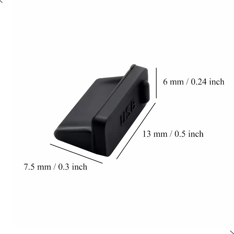Silicone Dustproof USB-A Protective Caps - Anti-Dust Covers