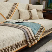 New Four Seasons Universal Sofa Cushion Chenille Non-slip High-grade Cushion Simple Modern Leather Sofa Cover Cover Cloth 2