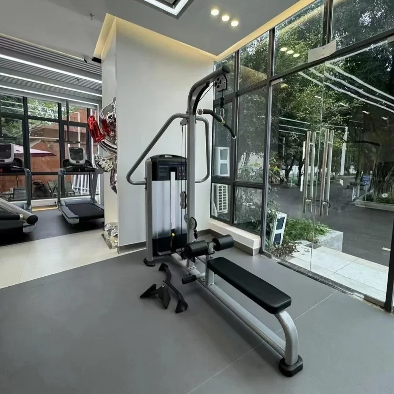 Gym Equipment Pin Loaded Selected Lat Pulldown & Low Row Machine gym
