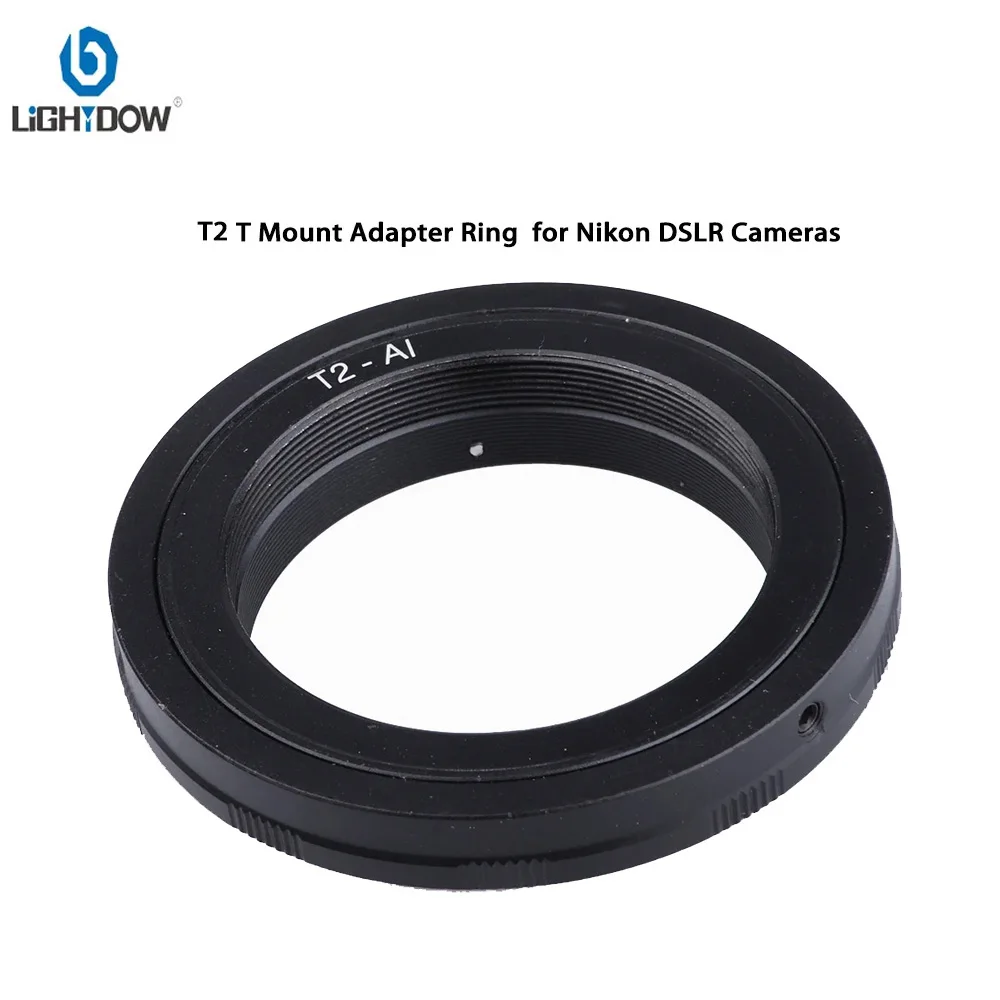 Lightdow T2 Adapter Ring T mount for Nikon DSLR Cameras D80 D3400