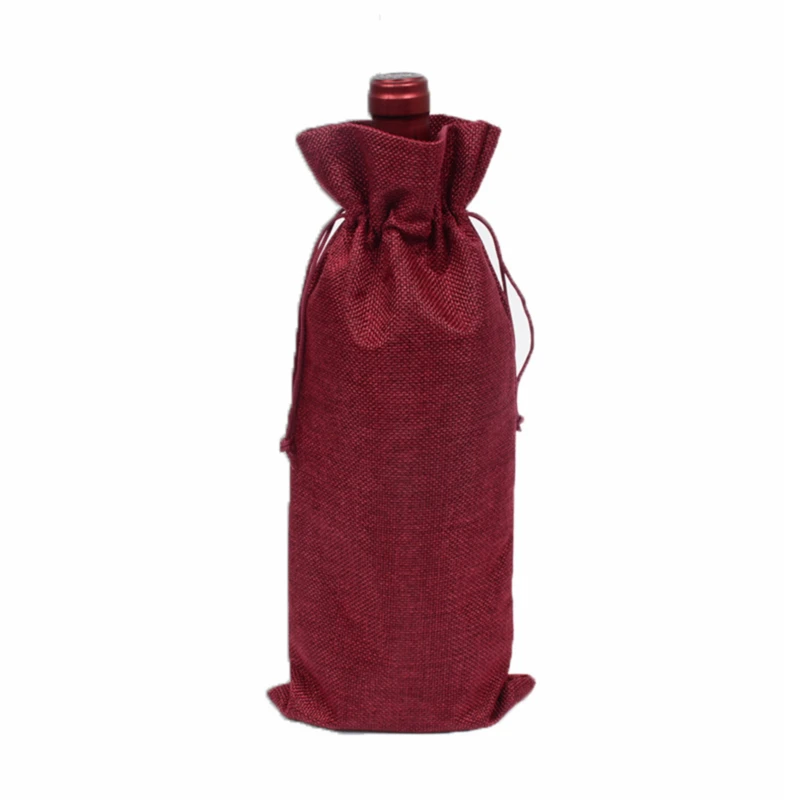Wine Bottle Cover 10pcs Wine Bottle Bags with Drawstrings Reusable Gift Bags with Tags for Party