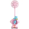 Sanrio Mini Fan pencil 3-in-1 sharpener Led Desk Lamp With Pencil Sharpener Foldable Light Cute Desk Lamp Gift 3