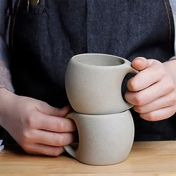 Artistic Speckled Ceramic Coffee Cups - Eco - Friendly & Stylish Drinkware - 200ml (2PCS)