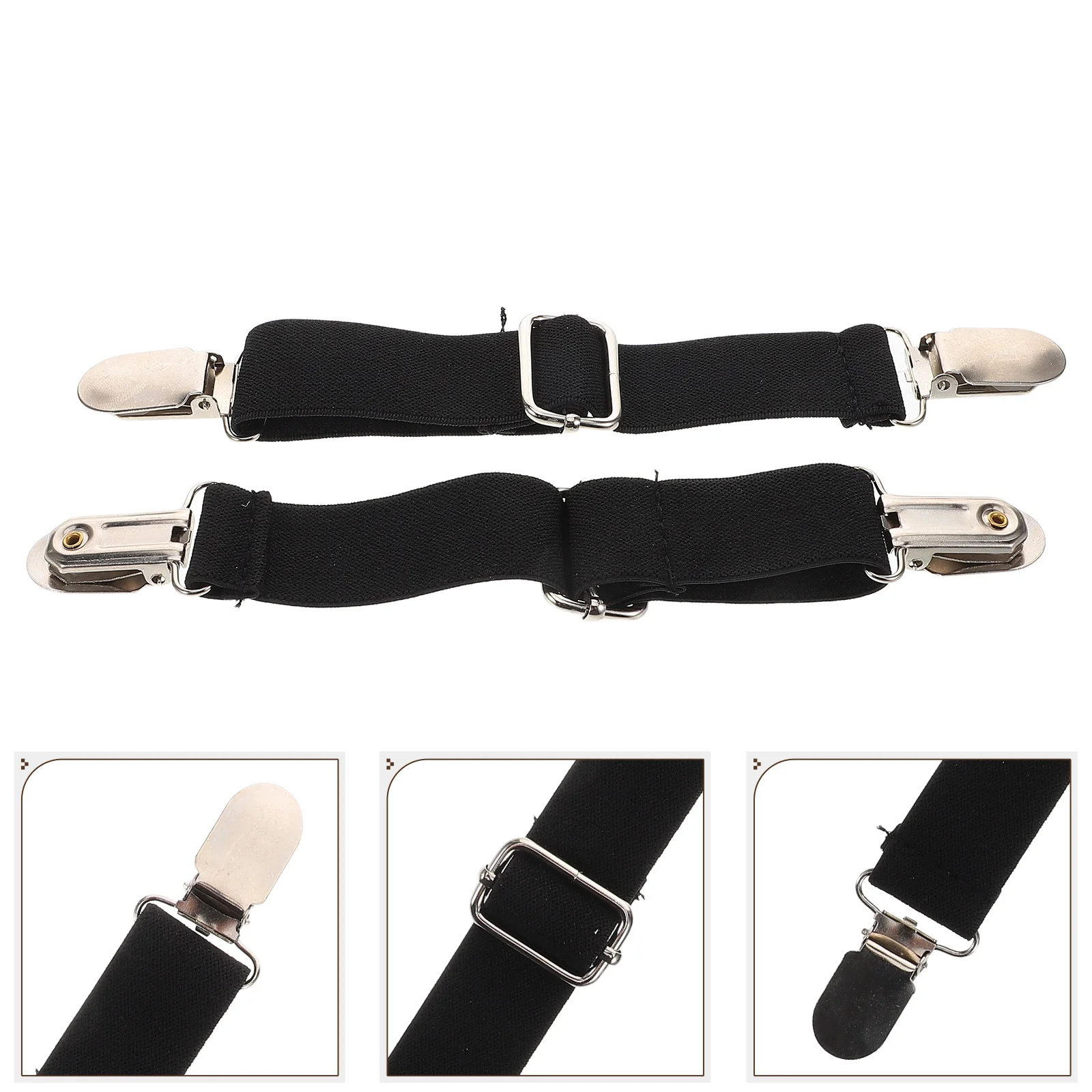 Pants Leg Fixer Multifunctional Boot Straps Adjustable Pant Stirrups Clips Bed Sheets Fasteners Motorcycle Seat Cushion Straps