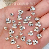 10pcs Sparkling Diamond 3D Nail Art Decoration Shining Luxury Crystal Nail Art Rhinestone DIY Handmade Nail Art Charms 3