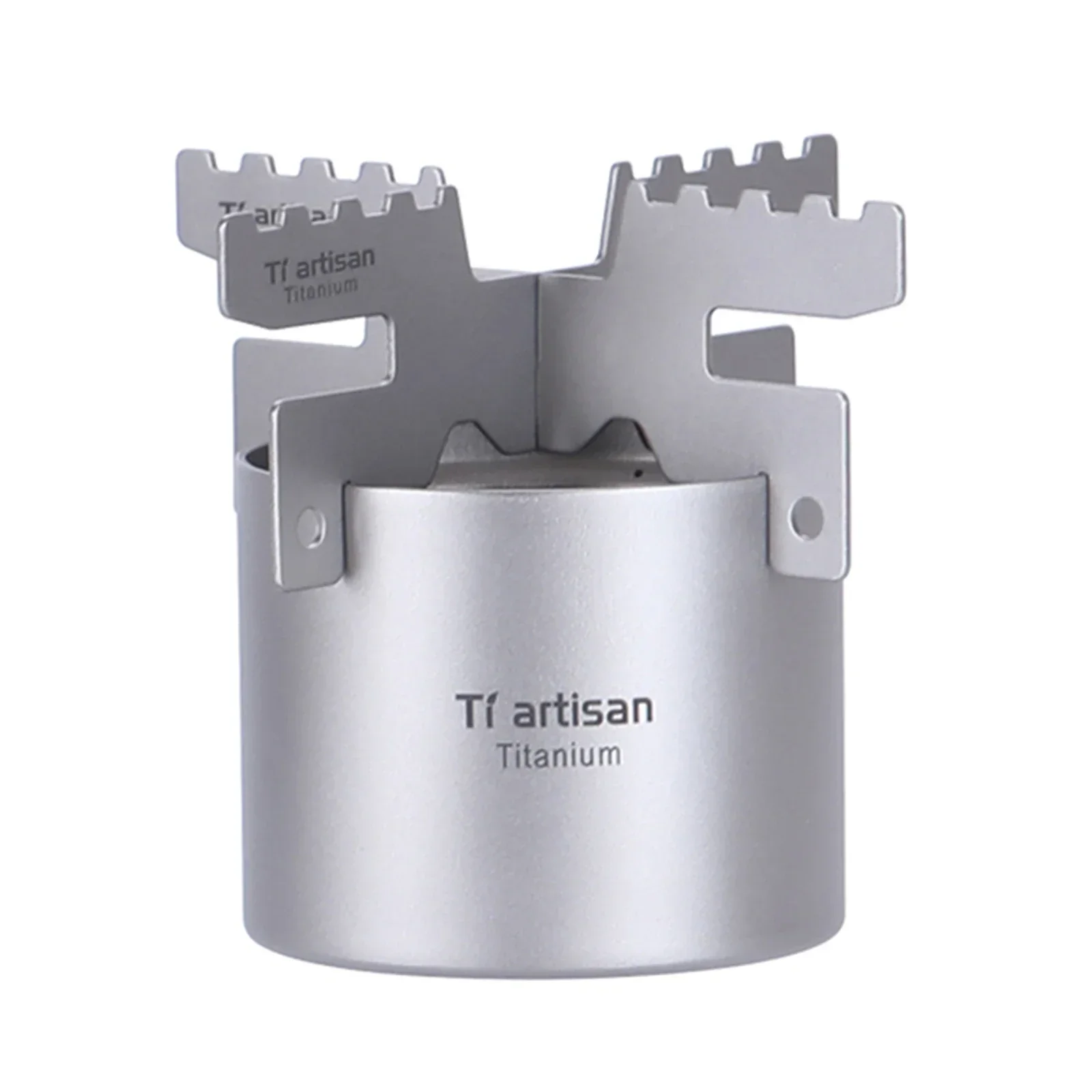 Portable Titanium Liquid Stove Lightweight Alcohol Furnace 100ml Capacity Camping Hiking Backpacking Adventures