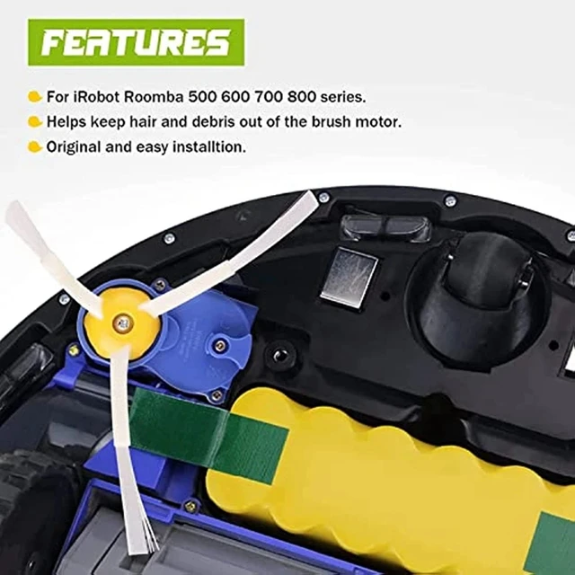 Cepillo lateral Roomba 400 SE. Repuestos y recambios compatibles