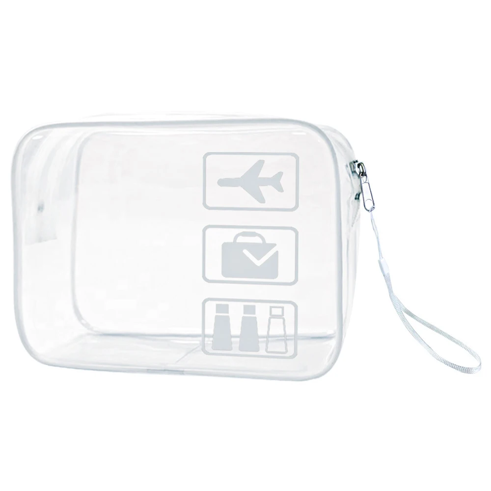 PVC Transparent Makeup Bag Portable Travel Storage