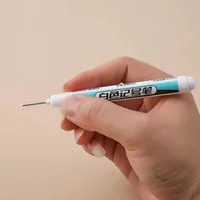 1/2/3/4PCS White Long Head Markers, 0.7MM Multi-Surface Deep Hole Markers, Long Nib, for Construction, Crafts More 2