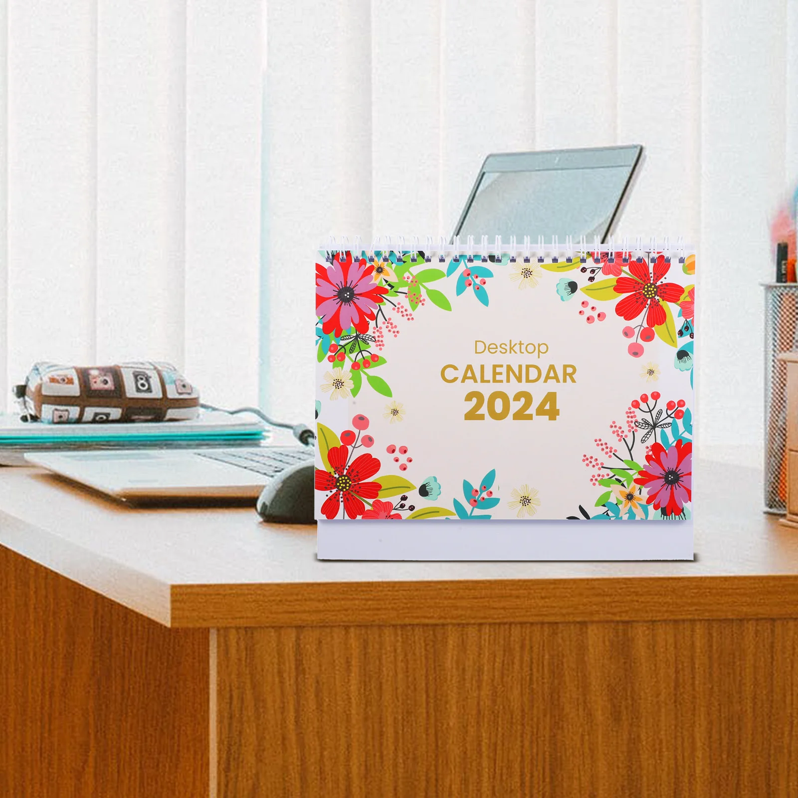 

Office Desk Calendar Daily Use Calendar Household Monthly Standing Calendar Decorative for Planner Schedule Office Supplies