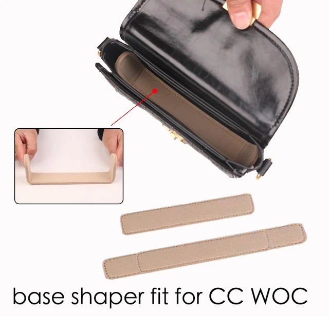 Fits cc woc bag organizer Makeup bucket luxury Handbag Portable base shaper  wallet on chain bag base shaper - AliExpress