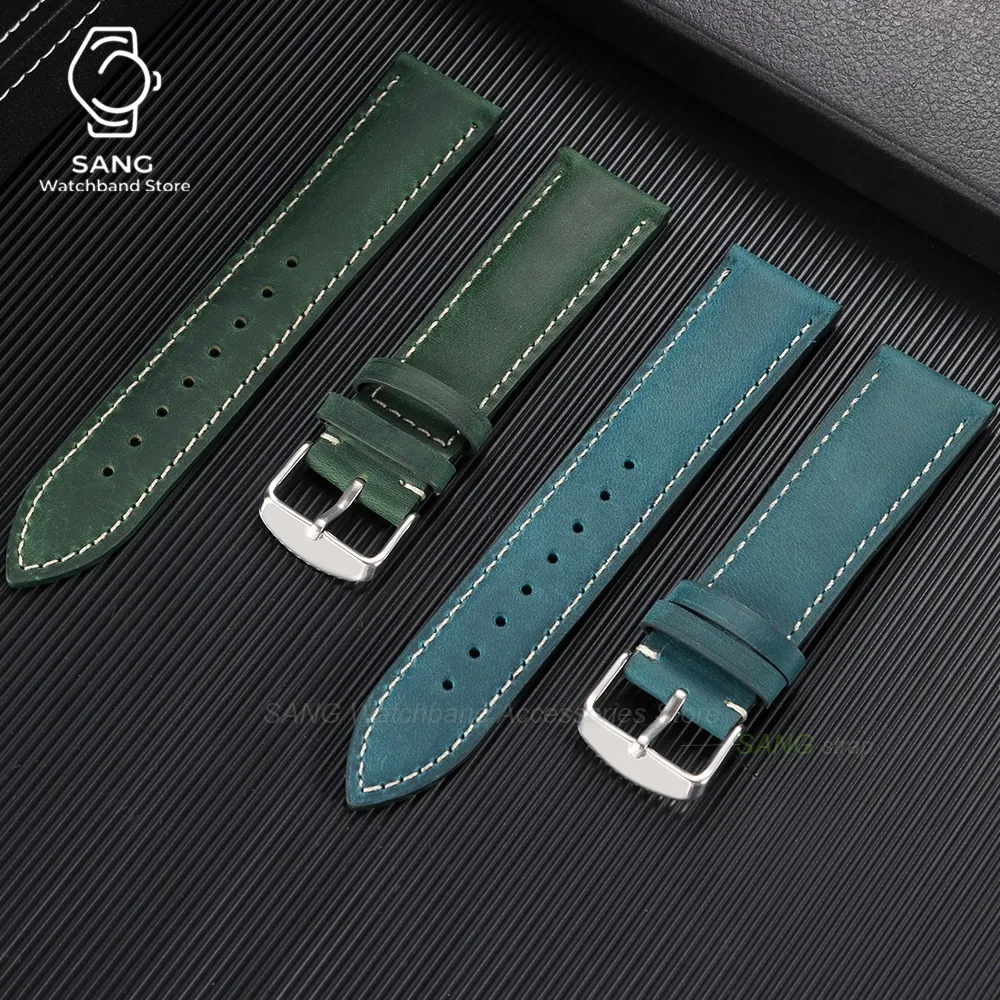 Vintage Leather Watch Strap - Calfskin Wristband