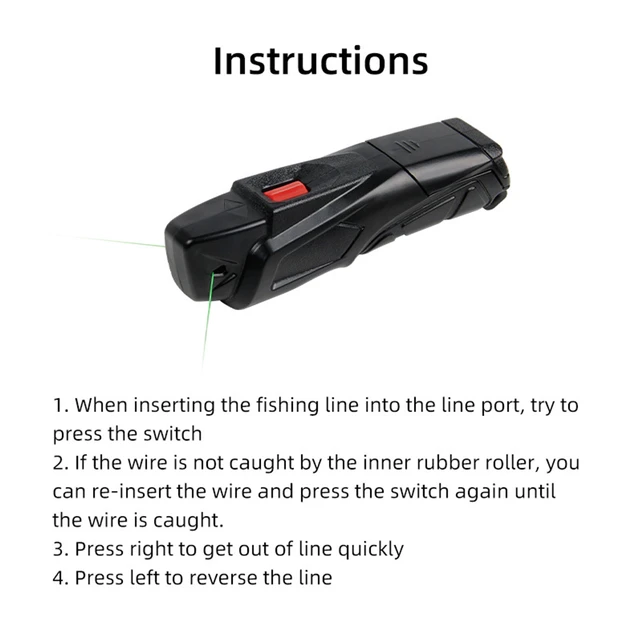 Electric Fishing Line Remover Strip Battery Powered Fishing Line