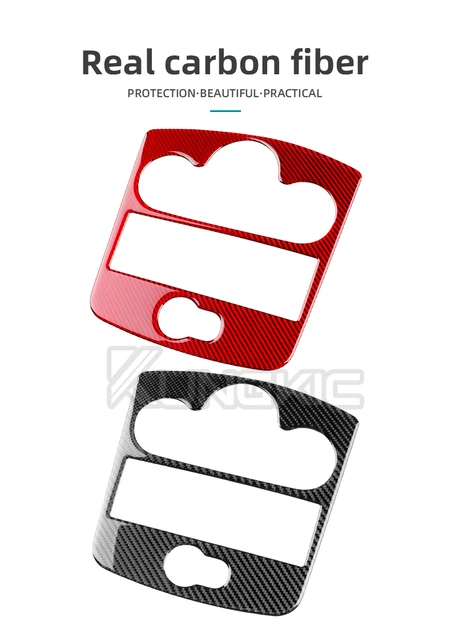 Cadre Volant Fibre De Carbone Autocollant Pour Renault Fluence/Mégane (2009-2014) - Rouge Carbone