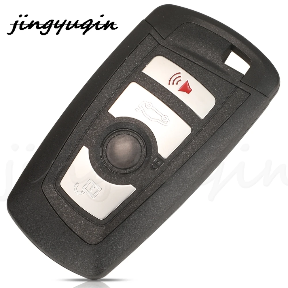 jinyuqin Smart Car Key Shell Cover Remote Keyless Case for BMW CAS4 F FEM 3 5 7 Series E90 E92 E93 X5 F10 F20 F30 F40 Panic FOB