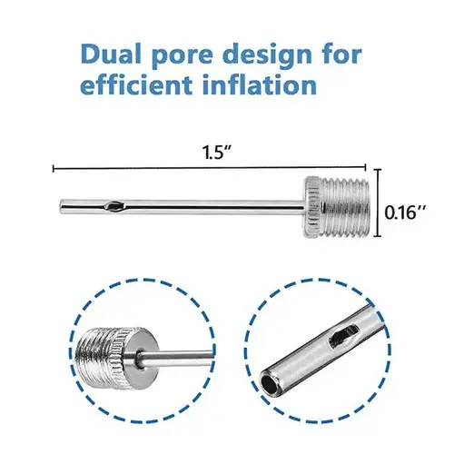 New Sport Ball Inflating Pump Needle For Football Basketball Soccer Inflatable Air Valve Adaptor Stainless Steel Pump 5/10/20PCS - Image 2
