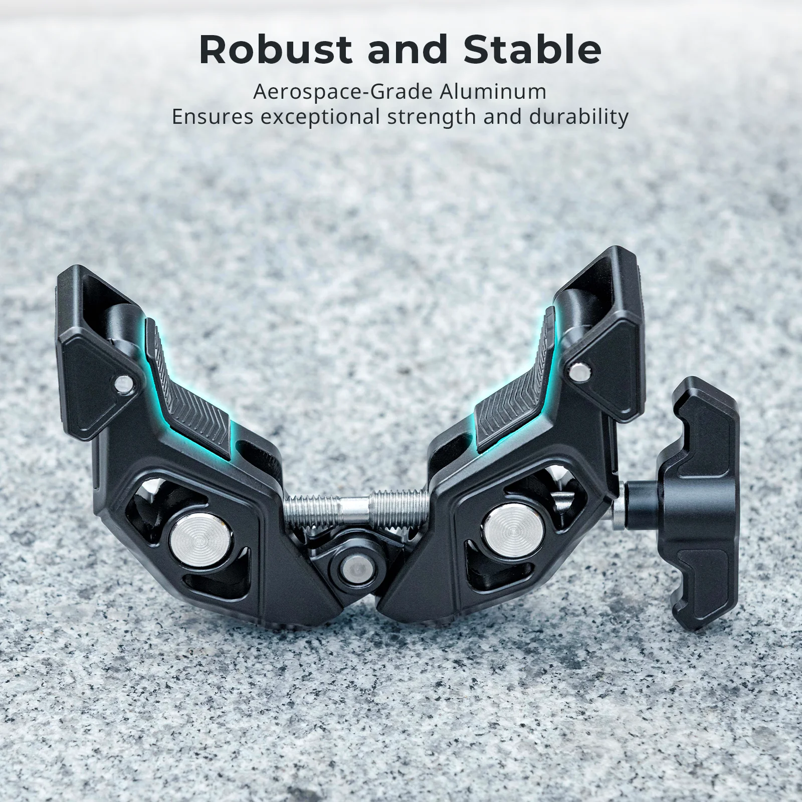 Gopro/액션 카메라 모니터용 1/4-20 나사산 구멍 및 1/4-20 위치 구멍이 있는 SmallRig 알루미늄 게 모양 클램프 -5319