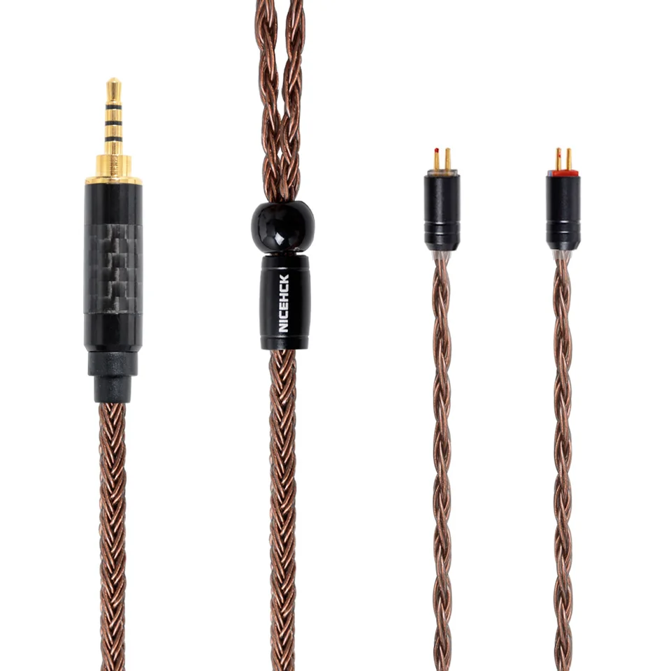 NICEHCK 16 Core High Purity Copper Earphone Cable 3.5/2.5/4.4mm