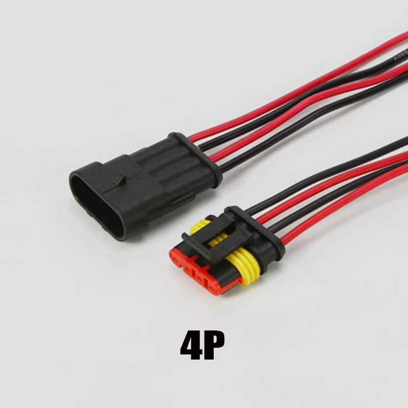 Description Picture 6 of item1Pair 2Pin 3Pin 4Pin 5Pin 6Pin Electrical Wire Connector Male Female Plug Socket Quick Disconnect Waterproof Plug Series Termina