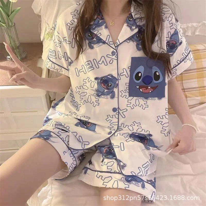 Pjs Stitch Primark Navidad Pijama Calentito Mujer Primark Disney