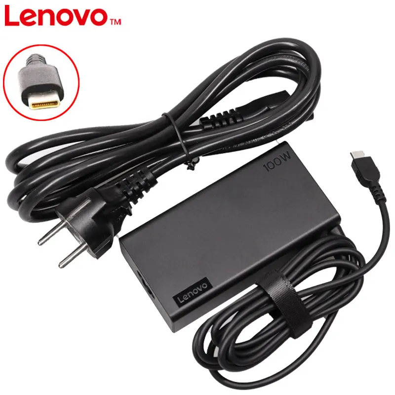 레노버 씽크패드  PD 충전기 100w Type-C 노트북 전원 공급 장치 16+P 어댑터 썬더볼트 USB-C 전원 코드 범용 20V5A