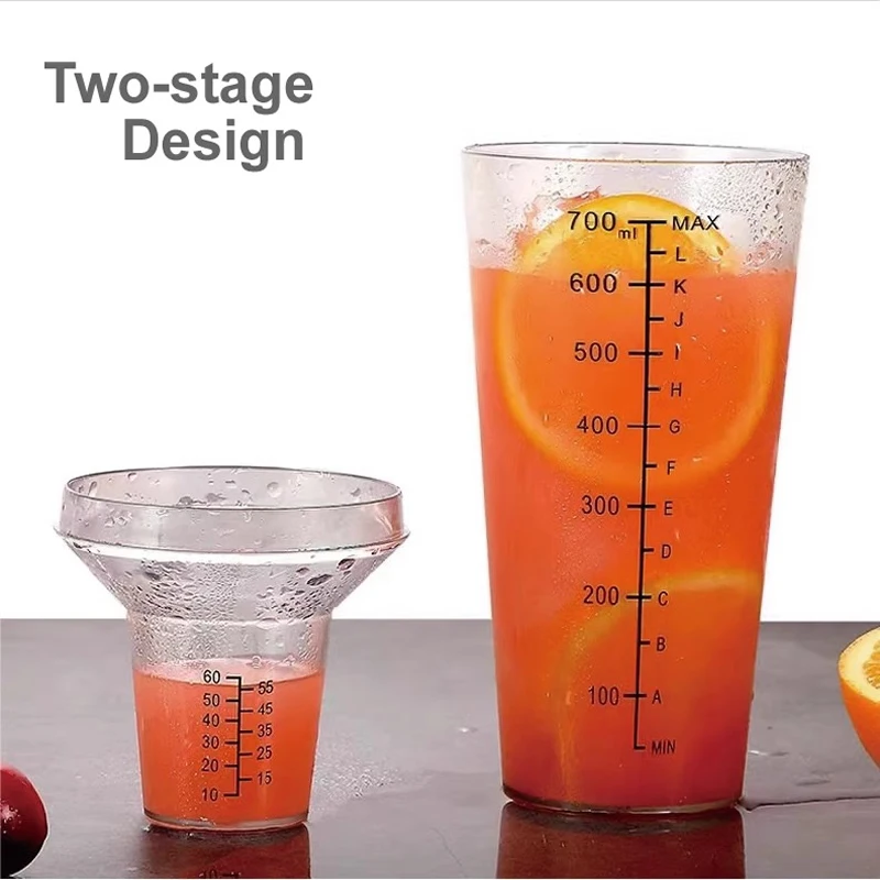 Car Wash Measuring Cup Dispenser Shaker Dilute Cup PC Resin Hand-shake Dispenser With Scale And Cover Cup Counting car wash foamer
