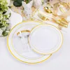 Luxury Gold Dinnerware Set for 100 Guests – 700-Piece Party Collection