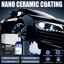 

30ml 50ml Car Liquid Ceramic Coat Super Hydrophobic Glass Coating Set Polysiloxane and Nano materials Car Polish